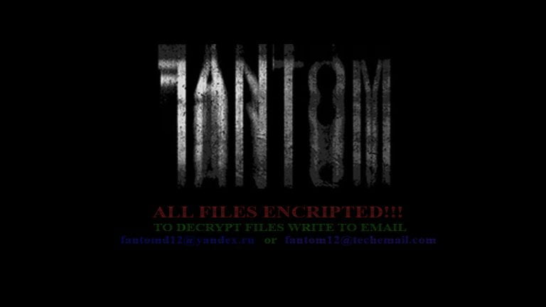 Fantom Trojaner – .fantom Virus Dateien entschlüsseln